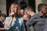 София- протест против еврото пред парламента<br />
<br />
<br />