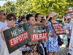 Плевен - Протест срещу еврото