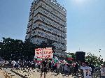 София - протест пред централата на ГЕРБ