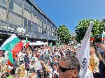 София - протест пред централата на ГЕРБ и Би Ти Ви