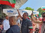 София - протест пред централата на ГЕРБ