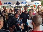 София - протест пред централата на ГЕРБ и Би Ти Ви