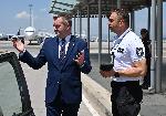 София - Посрещане на британския министър Ник Томас Симъндс