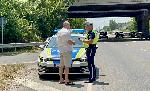 Димитровград - автомобил върху мантинела