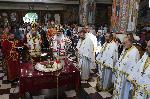 Техни Високопреосвещенства Врачанският митрополит Григорий и Варненският и Великопреславски митрополит Йоан заедно на храмов празник във Варна