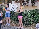 Видин - Протест във връзка с бито 12-годишно момче