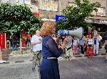 София - Дом на Европа - протест срещу въвеждане на еврото