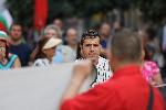 София - Дом на Европа - протест срещу въвеждане на еврото