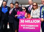 София - летище - Wizz Air отбеляза 30 милиона пътници