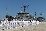 Варна - Посреьане на военни кораби след учение
