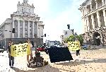 „Грийнпийс“  с акция пред Министерски съвет във връзка с новите цени на електричеството и топлоенергията
