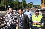 София - Васил Терзиев инспектира ремонта на бул.Стамболийски