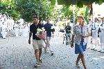 Варна - Венци и цветя пред паметника на контраадмирал Иван Вариклечков