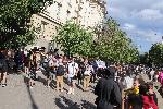 Студентски протест "Образованието е право - не привилегия" се провежда до Софийския университет