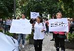 Пред Столична община се провежда протест на наематели на общински жилища