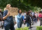 София - Протест пред Столична община във връзка с общинските жилища