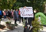 София - Протест пред Столична община във връзка с общинските жилища