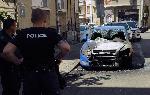 Автомобил  изгоря в центъра на Бургас