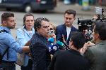 София - Изявление на Асен Василев пред Съдебната палата