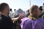 Пловдив - Протест на горски служители - магистрала Тракия