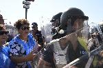 Пловдив - Протест на горски служители - магистрала Тракия