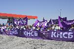 Пловдив - Протест на горски служители - магистрала Тракия