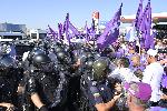Пловдив - Протест на горски служители - магистрала Тракия