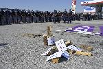 Пловдив - Протест на горски служители - магистрала Тракия