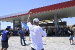 Пловдив - Протест на горски служители - магистрала Тракия