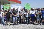 Пловдив - Протест на горски служители - магистрала Тракия