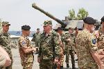 Сливен - полигон Ново село - посещение на адмирал Джузепе Каво Драгоне, НАТО