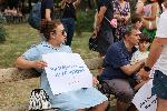 София- Протест и контрапротест пред "Майчин дом"<br />