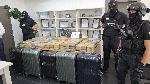 Откритият кокаин на КПП Капитан Андреево бил поставен в 5 куфара