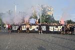 Пловдив - Протест на футболни фенове