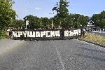 Пловдив - Протест на футболни фенове