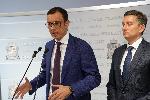 Брифинг на кмета Васил Терзиев и зам.кмета Иван Василев в Столична община