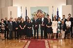 София - Президентство - отличие за нидерландския посланик