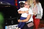 София - Десислава Иванчева -посрещане пред дома й