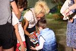 София - Десислава Иванчева -посрещане пред дома й