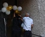 София - Десислава Иванчева -посрещане пред дома й