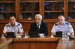 Министър Атанас Запрянов дава пресконференция във Военната академия