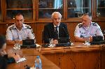 София - Министър Атанас Запрянов дава пресконференция във Военната академия