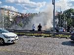 София - Горяща кола, верижна катастрофа