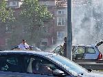 София - Горяща кола, верижна катастрофа