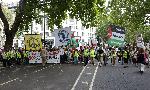 Лондон - Протести в защита на Палестина