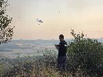 Евакуираха жителите на село Скала, Сунгурларско заради разрасналия се пожар