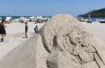 Варна - Пясъчна фигура за празника на Морската столица