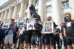 София - Протест в подкрепа на ранените от АТВ-то в Слънчев Бряг