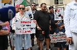 София - Протест в подкрепа на ранените от АТВ-то в Слънчев Бряг