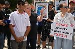София - Протест в подкрепа на ранените от АТВ-то в Слънчев Бряг